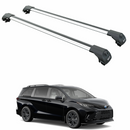 For Toyota Sienna (2021-2025) Roof Rack Cross Bars Raised Rail, Silver-1