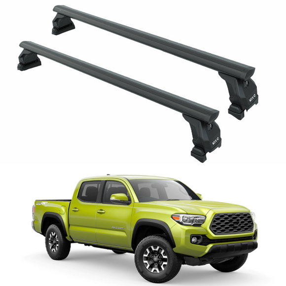 For Toyota Tacoma 2016-2023 Roof Rack Cross Bars Normal Roof Alu Black