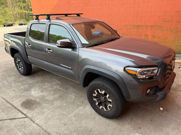 For Toyota Tacoma 2016-2023 Roof Rack Cross Bars Normal Roof Alu Silver