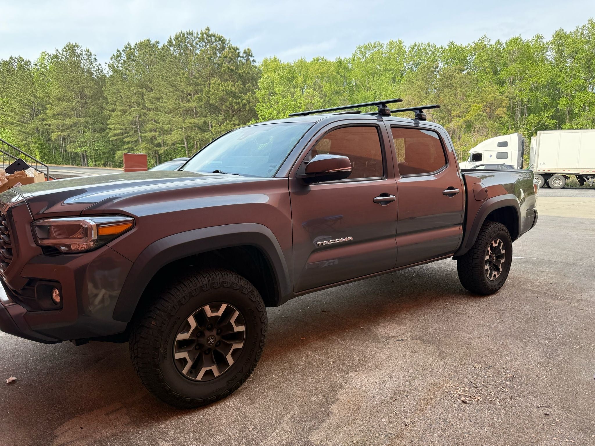 For Toyota Tacoma 2024-2025 Roof Rack Cross Bars Normal Roof Alu Silver