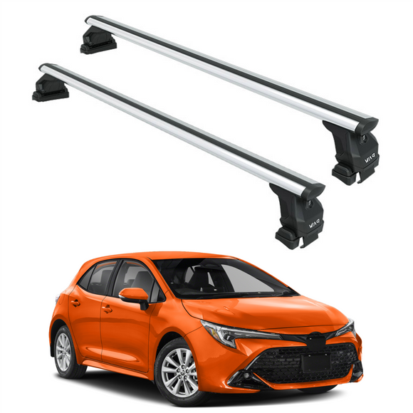 For Toyota Auris 2019-2025 Roof Rack Cross Bars Normal Roof Alu Silver