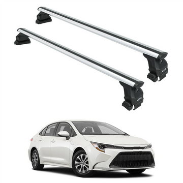 For Toyota Corolla Sedan Gen12 (2018-2025) Roof Rack Cross Bars Normal Roof, Silver