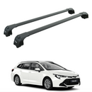 For Toyota Corolla Touring 2018-2025 Roof Rack Cross Bars Flush Rail Black-1
