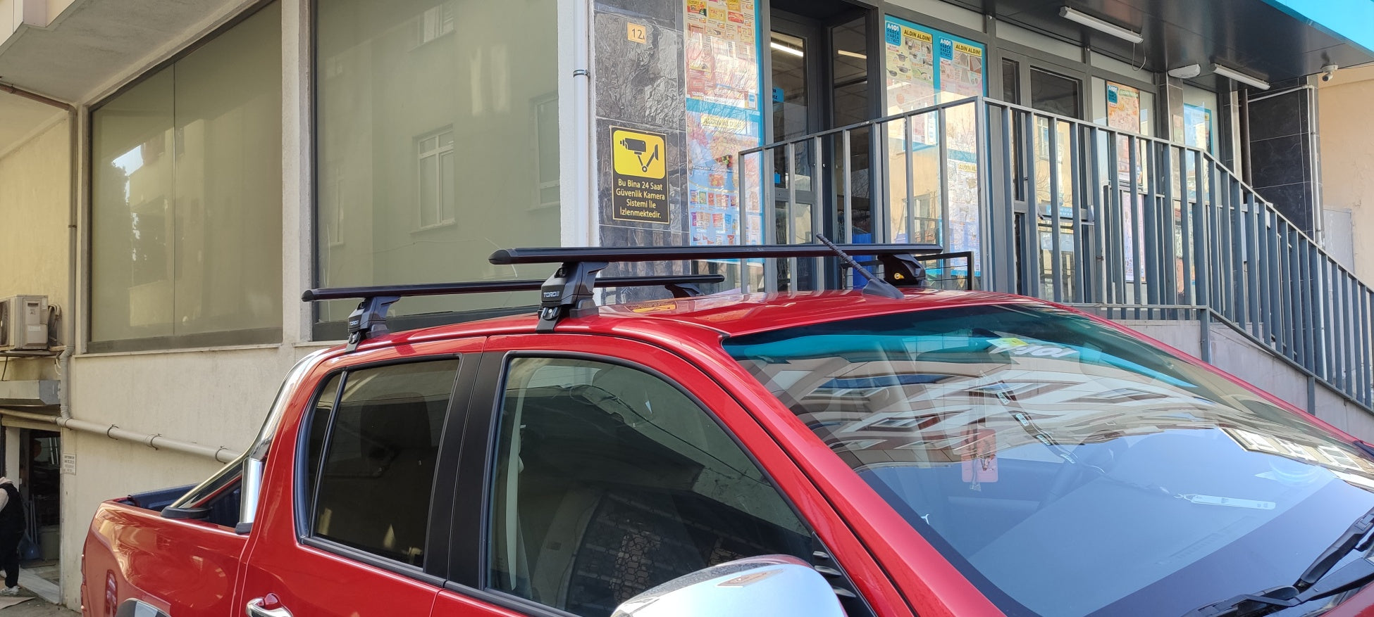 For Ford Ranger 2019-2025 Roof Rack Cross Bars Normal Roof Alu Silver