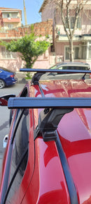 For Ford Ranger 2019-2025 Roof Rack Cross Bars Normal Roof Alu Black-5