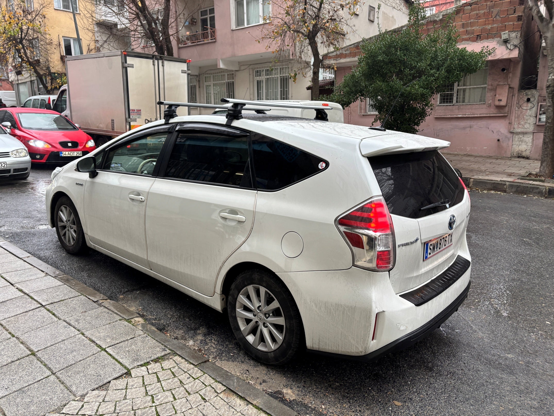 For Toyota Prius 2009-2012 Roof Rack Cross Bars Normal Roof Alu Black