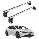 For Toyota Prius 2023-2025 Roof Rack Cross Bars Normal Roof Alu Silver-1
