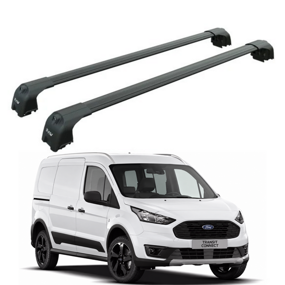 222. Kompatibel mit abschließbaren Aluminium-Dachträgern für Fahrzeuge mit Standarddach Toros Pro 2 Black