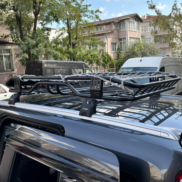 222. Kompatibel mit abschließbaren Aluminium-Dachträgern für Fahrzeuge mit Standarddach Toros Pro 2 Silver