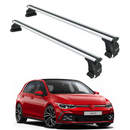 For Volkswagen Golf MK8 2020- Up Roof Rack Cross Bar Normal Roof Silver-1