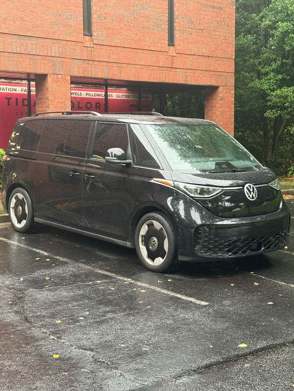 For Volkswagen ID. Buzz LWB L2 Roof Side Rails Ultimate Style Alu Silver