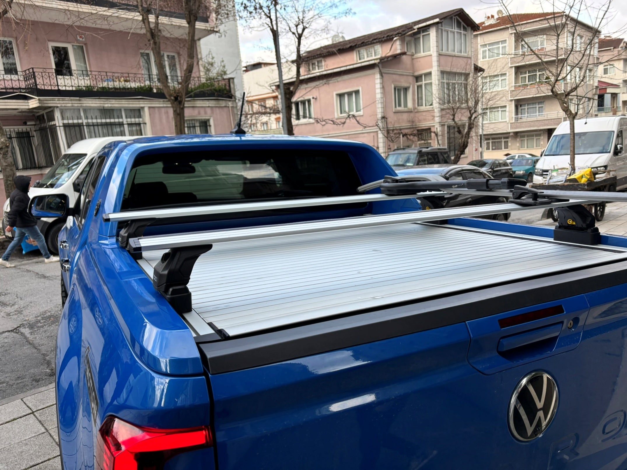 For Volkswagen Amarok Aventura 2020-2025 Bed Rack Cross Bars Black