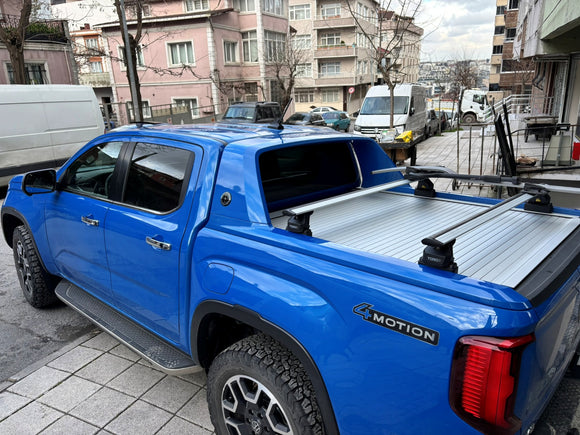 For Volkswagen Amarok Aventura (2020-2025) Bed Rack Cross Bars, Black