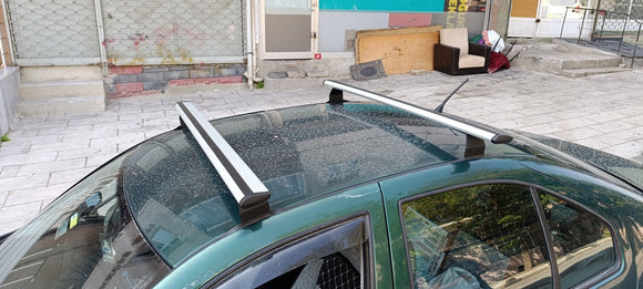 For Volkswagen Bora Sedan Roof Rack Cross Bar, Metal Bracket, Silver 1998-2005