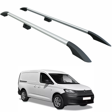 For Volkswagen Caddy V Maxi 2020-2025 Roof Side Rails, Plus Silver