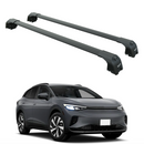 For Volkswagen ID.4 2020-2025 Roof Rack Cross Bar Flush Rail Black-1
