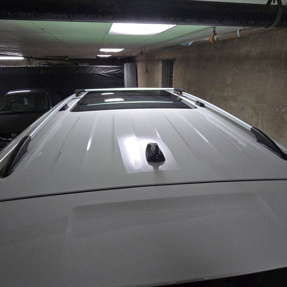 For Volkswagen ID. Buzz SWB L1 Roof Side Rails Ultimate Style Alu Silver