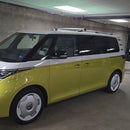 For Volkswagen ID. Buzz SWB L1 Roof Side Rails and Roof Rack Cross Bars Silver-11