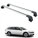 For Volkswagen Passat Variant B8 2015-2023 Roof Rack Cross Bar Flush Rail Silver-1
