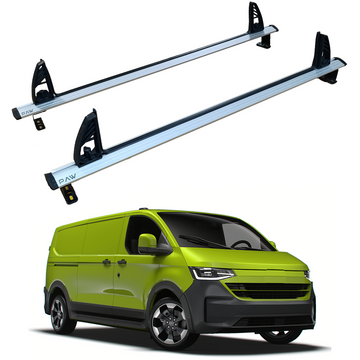 For Volkswagen Transporter 2024-2025 Ladder Roof Rack Carrier Cross Bars Aluminum, 2 Qty