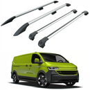 Für Volkswagen Transporter T6 SWB 2015-Up Dachseitenschiene und Dachträger-Querstange Alu Schwarz-1
