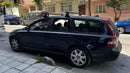 Für Volvo V50 2004–12 Dachträger, Querträger, Metallhalterung, erhöhte Schiene, Alu, Schwarz-5