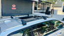 Volvo V60 Cross Country 2018-2026 Roof Rack Cross Bar Flush Rail Black-4
