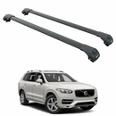 Für Volvo XC90 2015-Up Dachträger Querstange Metallhalterung Erhöhte Schiene Schwarz-1