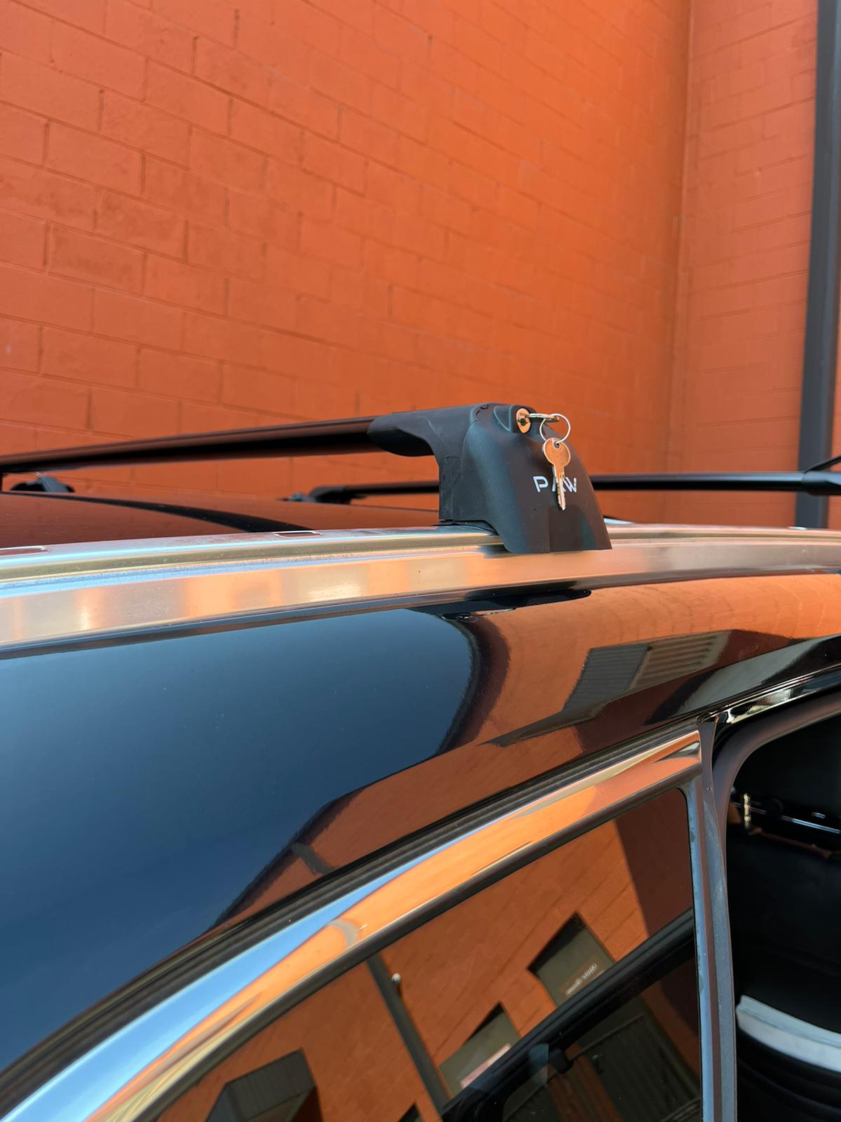 Für Mazda CX-9 (KE) 2016-Up Dachträgersystem Träger Querstangen Aluminium abschließbar Hochwertige Metallhalterung Silber-7