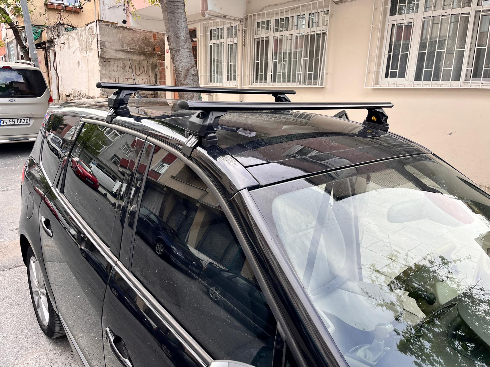 for Renault Scanic Roof Rack System Carrier Cross Bars Aluminum Silver