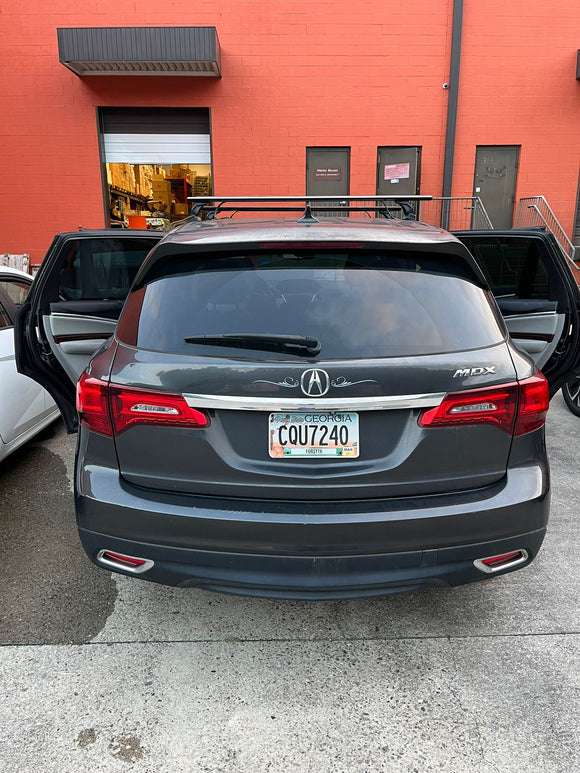 For Acura MDX 2007-2013 Roof Rack Cross Bars Normal Roof Alu Silver