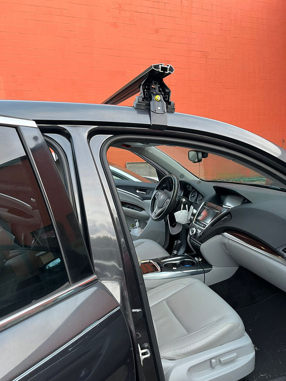 For Acura MDX 2007-2013 Roof Rack Cross Bars Normal Roof Alu Black