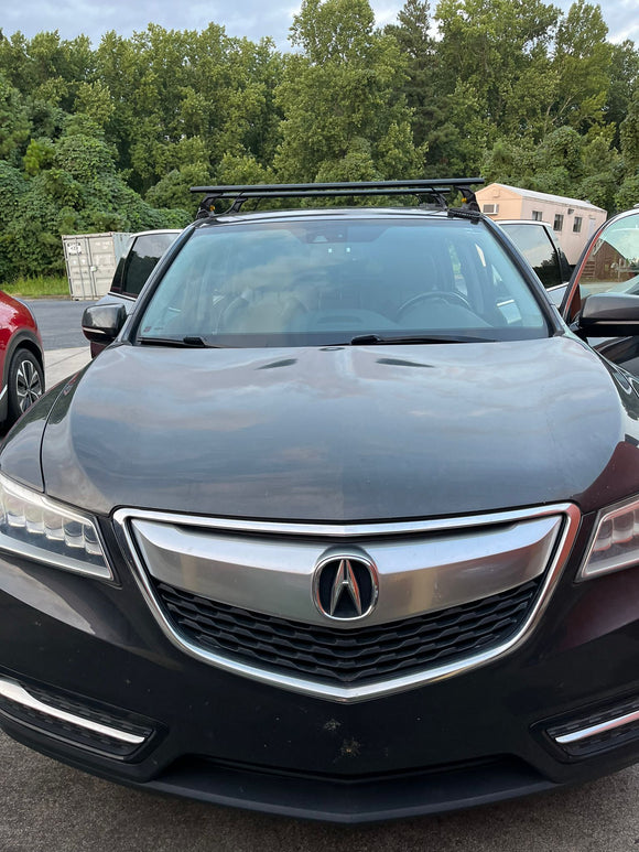 For Acura MDX 2007-2013 Roof Rack Cross Bars Normal Roof Alu Black