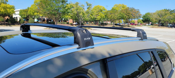 For Mazda CX-5 KF (2017-2025) Roof Rack Cross Bars Flush Rail, Black