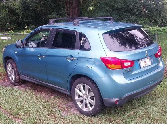 For Mitsubishi Outlander Sport 2013-2021 Roof Rack Cross Bars Fix Point Black