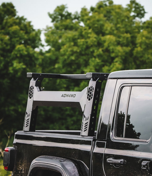 Truck Bed Rack Overland Rack Tent Rack Cargo Carrier Compatible with Jeep Gladiator 4D Overland Bed Rack 2020-2025 Black Steel