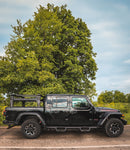 Truck Bed Rack Overland Rack Tent Rack Cargo Carrier Compatible with Jeep Gladiator 4D Overland Bed Rack 2020-2025 Black Steel-5