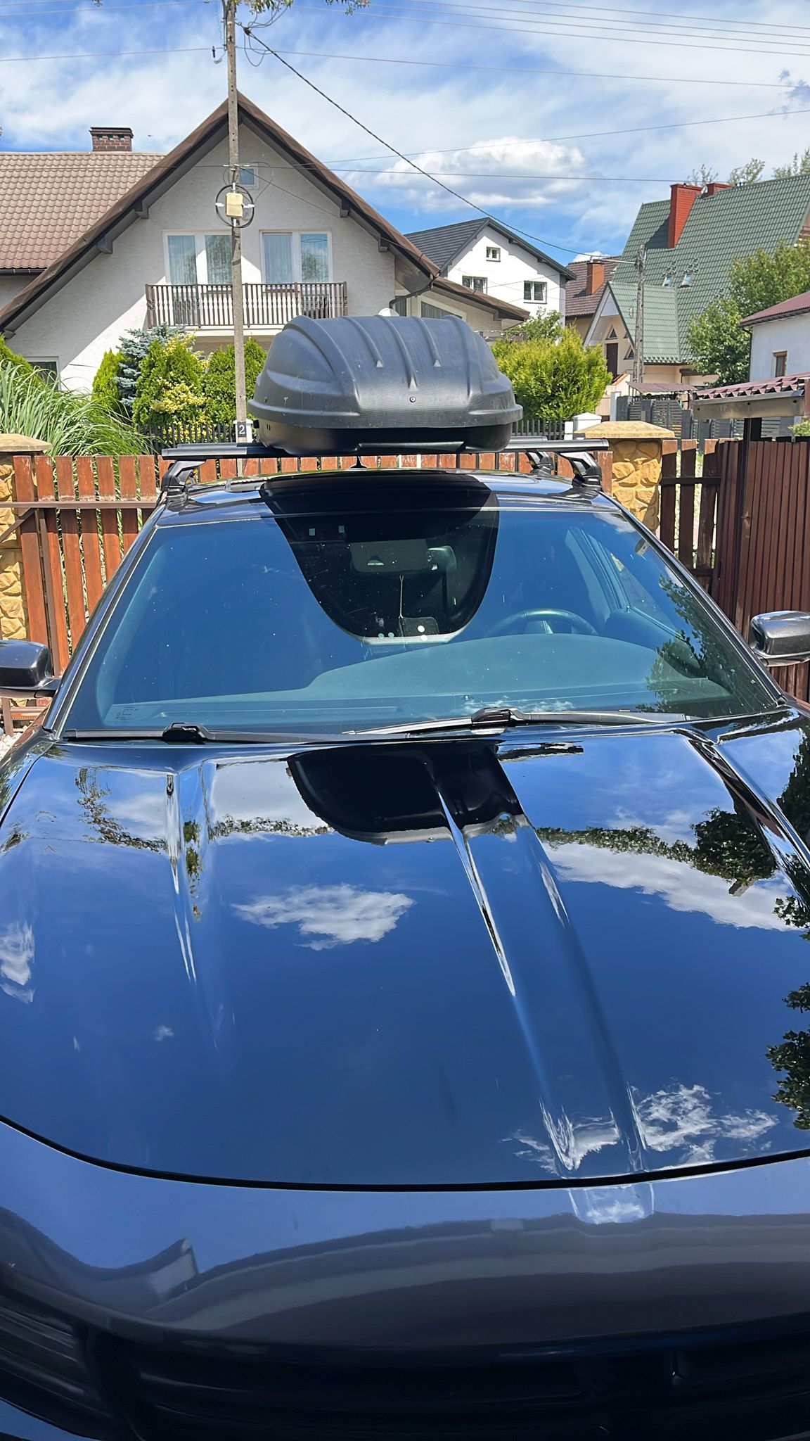 For Dodge Charger 2011-2023 Roof Rack Cross Bars Normal Roof Alu Black