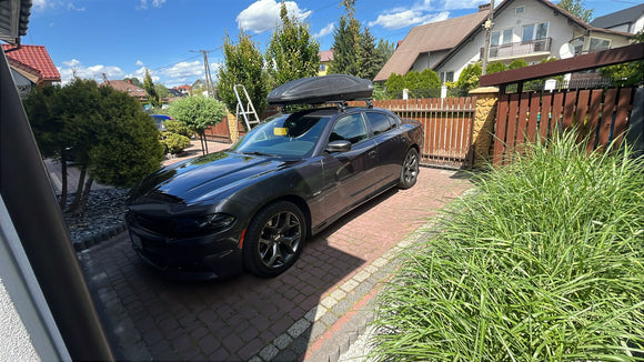 For Dodge Charger 2011-2023 Roof Rack Cross Bars Normal Roof Alu Silver
