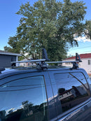 Für Chevrolet Silverado 1500/2500 2019-Up Dachträgersystem, Aluminium-Querstange, Metallhalterung, normales Dach, Schwarz-4