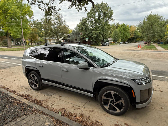 Kompatibel mit Buick Encore ab 2013. Abschließbare Aluminium-Dachträger für Fahrzeuge mit Standarddach Toros Pro 2 Black