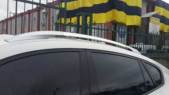 For Bmw X6 (E71) 2008-2014 Roof Rack Cross Bars Raised Rail Alu Silver