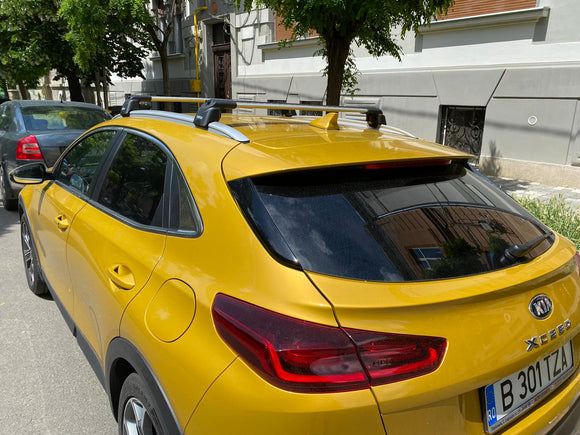 For Kia XCeed 2019-2024 Roof Rack Cross Bars Flush Rail Alu Silver