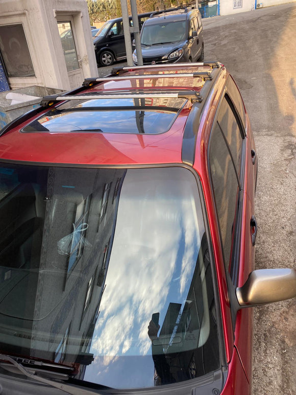 For Subaru Forester SG 2002-2008 Roof Rack Cross Bars Flush Rail Silver