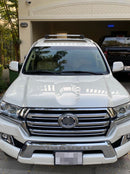 Für Toyota Land Cruiser 2010-Up Dachträger Querstange Metallhalterung Flush Rail Alu Schwarz-7