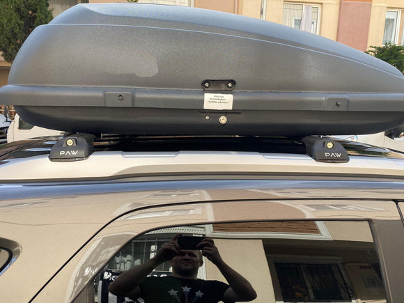 Für Ford EcoSport 2018-Up Dachträgersystem, Aluminium-Querstange, Metallhalterung, abschließbar, Schwarz 