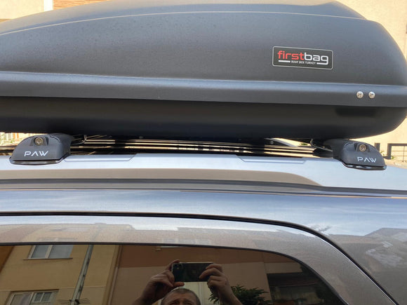 Für Ford EcoSport 2018-Up Dachträgersystem, Aluminium-Querstange, Metallhalterung, abschließbar, Schwarz 