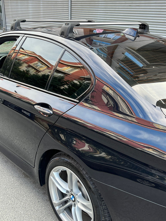 For Bmw 5 Sedan (F10) 2010-2017 Roof Rack Cross Bars Fix Point, Silver