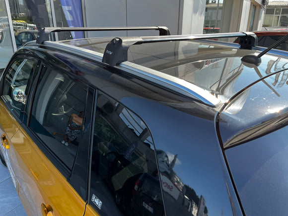 For Suzuki Vitara 2015-2025 Roof Rack Cross Bars Flush Rail Alu Black