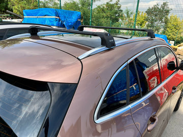 For Mercedes GLA (H247) 2020-2026 Roof Rack Cross Bars Flush Rail Black - 0